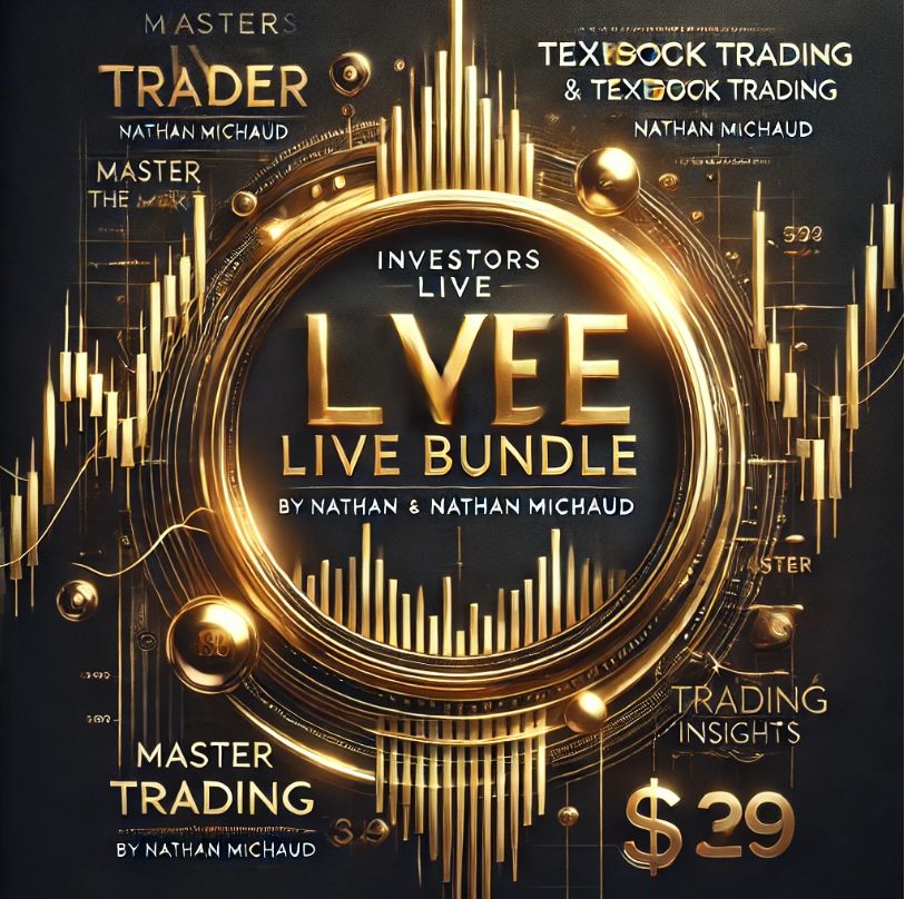 Investors Live Bundle, Tandem Trader, Textbook Trading, Nathan Michaud, trading strategies, day trading, stock market education, technical analysis, risk management.